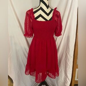 SHEIN red dress size 6